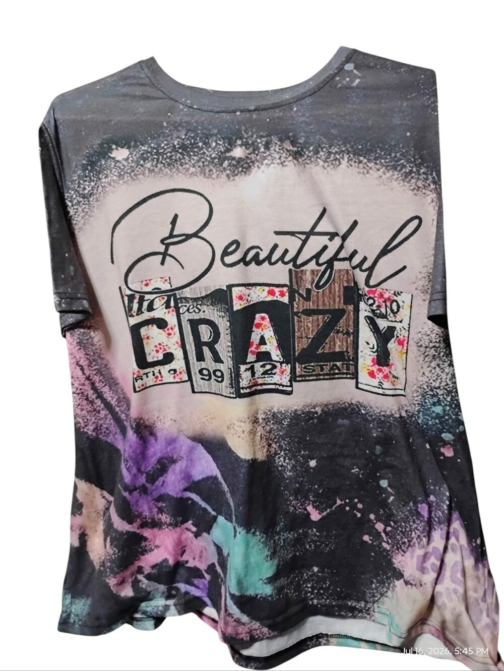 ❤️Beautiful Crazy Floral Graphic Tee